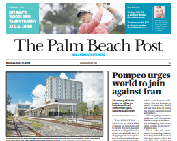 palm beach post page